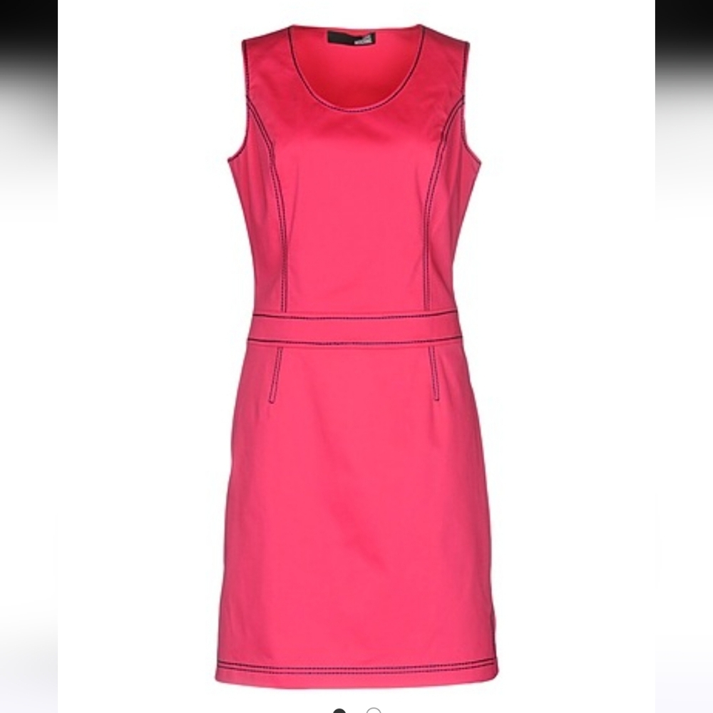 Love MOSCHINO fushia Cotton Dress 8